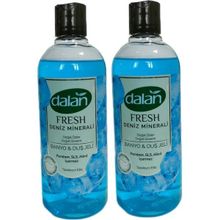 Dalan 2x500 ml Deniz Minerali Koku Tazeleyici Duş Jeli