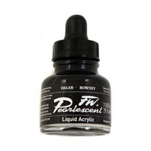 Daler Rowney 032 Black Fw Pearlescent Acrylic Inks 29.5 ml Cam Şişe