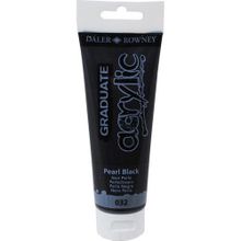 Daler Rowney 032 Pearlescent Black 120 ml Akrilik Boya