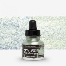 Daler Rowney 129 Silver Moss Fw Pearlescent Acrylic Inks 29.5 ml Cam Şişe