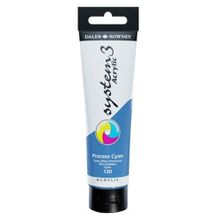 Daler Rowney 129150120 Process Cyan 150 ml Akrilik Boya