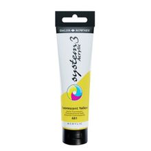 Daler Rowney 129150681 Fluoro Yellow 150 ml Akrilik Boya