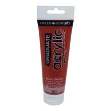 Daler Rowney 201 Burnt Sienna 120 ml Akrilik Boya