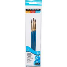Daler Rowney 216910301 Simply Natural Hair 3'lü Fırça Seti