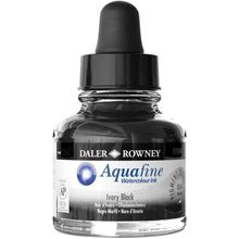 Daler Rowney 29.5 ml 034 Ivory Black Aquafine Watercolour İnk Sulu Boya Mürekkebi