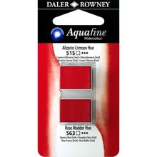 Daler Rowney Aquafine 2'li Alizarin Crimson-Rose Madder Sulu Boya Tablet