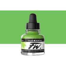 Daler Rowney Fluorescent Green 349 Fw Acrylic Artist Ink 29.5 ml Cam Şişe