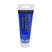 Daler Rowney Graduate 123 Ultramarine 120 ml Akrilik Boya