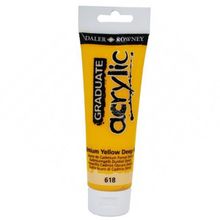 Daler Rowney Graduate 618 Cadmium Yellow Deep Hue 120 ML Akrilik Boya