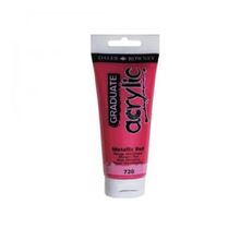 Daler Rowney Graduate 720 Metallic Red 120 ml Akrilik Boya