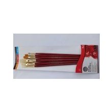 Daler Rowney No:6X Simply Uzun Saplı Doğal 6'lı Fırça Seti