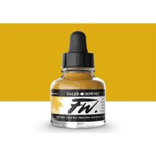Daler Rowney Ochre 663 FW Acrylic Artist Ink 29.5 ml Cam Şişe Yellow
