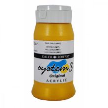 Daler Rowney Pale Gold 708 500 ml System 3 Akrilik Boya