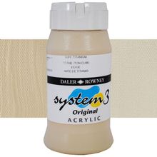 Daler Rowney System 3 024 Buff Titanium 500ml Akrilik Boya