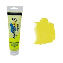 Daler Rowney System 3 681 Fluorescent Yellow 150 ml Akrilik Boya
