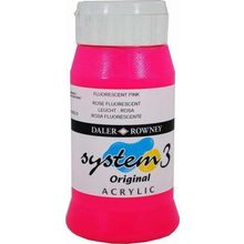 Daler Rowney System3 500 ml Fluorescent Pink 538 Akrilik Boya