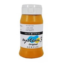 Daler Rowney Yellow Ochre 663 500 ml System 3 Akrilik