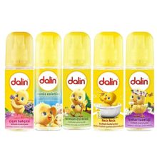 Dalin 100 ml Bıcı Bıcı Orman Bahar Çiçek Deniz Bebek Kolonyası 5'li Set