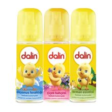 Dalin 150 ml Okyanus Ferahlığı + 150 ml Çiçek Bahçesi + 150 ml Orman Esintisi Bebek Kolonya Seti