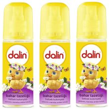 Dalin 3x100 ml Bahar Tazeliği Bebek Kolonyası