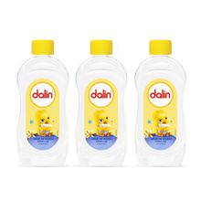Dalin 3x300 ml Rahat Ve Mutlu Vanilya Kokulu Bebek Yağı
