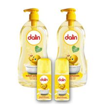 Dalin Klasik 2x700 ml Bebek Şampuanı + 2 Adet Bıcı Bıcı Dalin Kolonyası