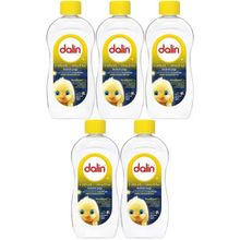 Dalin Rahat ve Mutlu 5x300 ml Vanilya Kokulu Nemlendirici Bebek Yağı