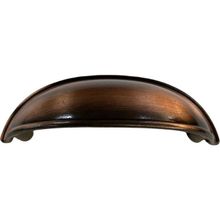 Damla Midye Antik Bakır 64 mm Kulp