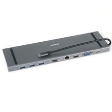 Dark DK-AC-U31X35 USB 3.1 Type C to 10 in 1 HDMI VGA RJ45 3xUSB 3.0 TF SD Kart Kulaklık Dock Station