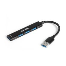 Dark DK-AC-USB310 Connect Master 4 Port 1x USB 3.0+3x USB 2.0 Alüminyum Kasa USB Çoklayıcı HUB