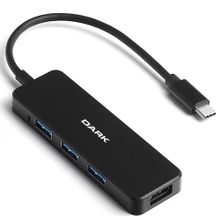 Dark DK-AC-USB347 Siyah Connect Master X5C USB 3.2 to 3xUSB 3.0 2xType-C Hub