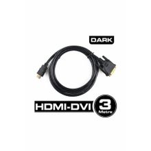 DARK DK-CB-DVIXHDMIL300 3 METRE DVI - HDMI ÇİFT YÖNLÜ GÖRÜNTÜ KABLOSU