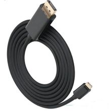 Dark DK-CB-U31XDP 1.8 mt USB 3.1 Type-C Display Port 4K 60p Cep Telefonu Monitör TV Görüntü Aktarım Kablosu