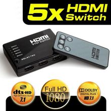 Dark DK-HD-SW4X1 Full HD 5 Giriş 1 Çıkış Uzaktan Kumandalı HDMI Switch