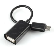 Dark Micro USB 2.0 Tablet ve Akıllı Telefon İçin USB Giriş Dönüştürücü OTG Kablo