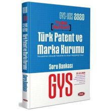 Data Yayınları 2020 GYS Türk Patent Ve Marka Kurumu Soru Bankası