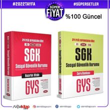 Data Yayınları 2022 GYS SGK Konu Anlatımı ve Soru Bankası Seti 2 Kitap