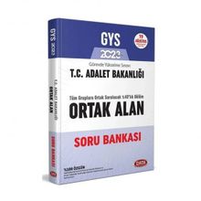 Data Yayınları - 2023 GYS Adalet Bakanlığı Ortak Alan Soru Bankası