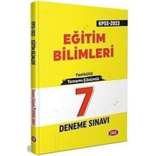 Data Yayınları - 2023 KPSS Eğitim Bilimleri Tamamı Çözümlü 7 Deneme