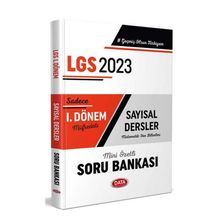 Data Yayınları 2023 LGS 1. Dönem Sayısal Soru Bankası
