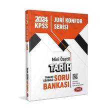 Data Yayınları 2024 KPSS Jüri Konfor Serisi Tarih Tamamı Çözümlü Soru Bankası