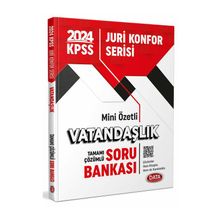 Data Yayınları 2024 KPSS Jüri Konfor Serisi Vatandaşlık Soru Bankası