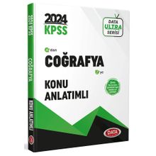 Data Yayınları 2024 KPSS Ultra Serisi Coğrafya Konu Anlatımlı