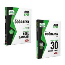Data Yayınları 2024 KPSS Ultra Serisi Coğrafya Soru Bankası