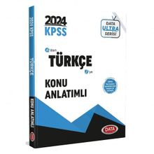 Data Yayınları 2024 KPSS Ultra Serisi Türkçe Konu Anlatımlı
