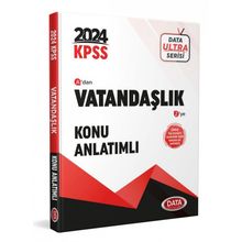 Data Yayınları 2024 KPSS Ultra Serisi Vatandaşlık Konu Anlatımlı