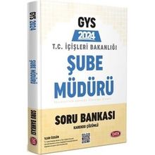 Data Yayınları - 2024 T.C. İçişleri Bakanlığı Şube Müdürü GYS Soru Bankası