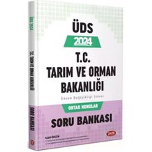 Data Yayınları - 2024 UDS Tarım ve Orman Bakanlığı Ortak Konular Unvan Değişikliği Soru Bankası