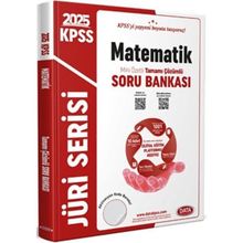 Data Yayınları 2025 KPSS Jüri Serisi Matematik Mini Özetli Tamamı Çözümlü Soru Bankası