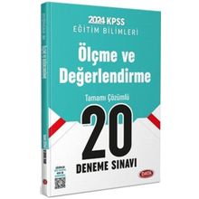 Data Yayınları KPSS Eğitim Bilimleri Ölçme ve Değerlendirme 20 Deneme Sınavı